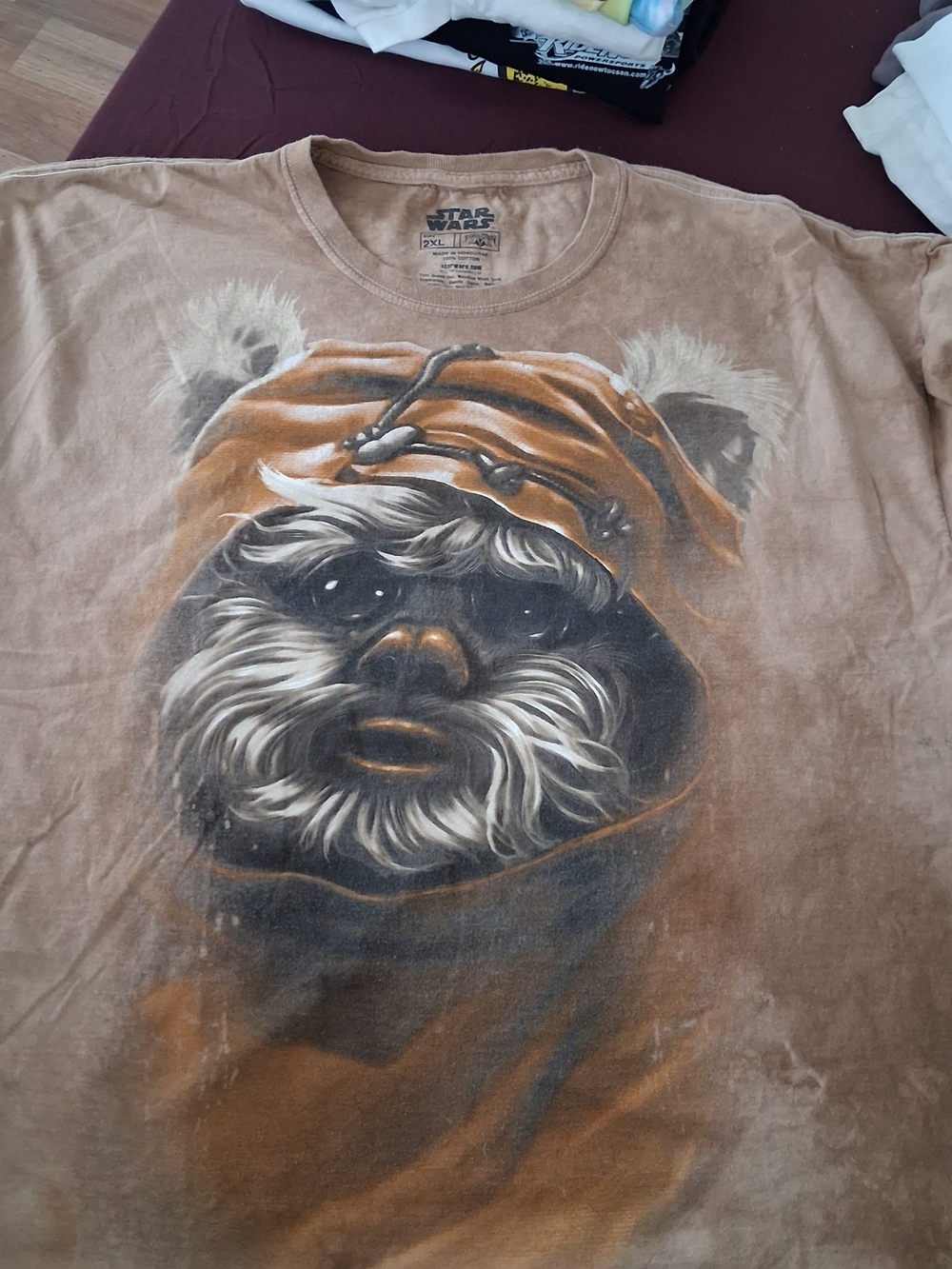 Star Wars Graphic T-Shirt Brown Size 2XL